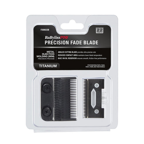BaBylissPRO Replacement Hair Clipper Black Titanium MIM Fade Blade FX8022B